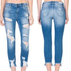 Cello cropped Jeans size 7 fit like 5